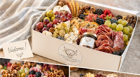 Graze & Grace fridge-ready vacation rental welcome